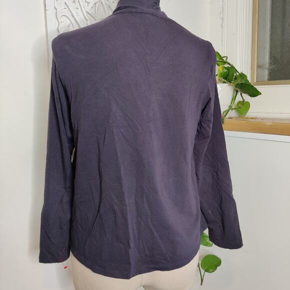 Eileen Fisher Navy Blue Knit Cardigan Sweater Size XS - Picture 4 of 9